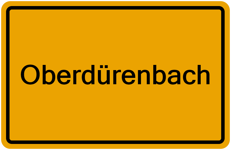Handelsregisterauszug Oberdürenbach