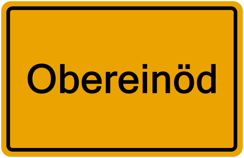 Handelsregisterauszug Obereinöd