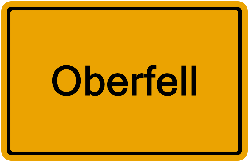 Handelsregisterauszug Oberfell