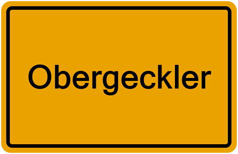 Handelsregisterauszug Obergeckler