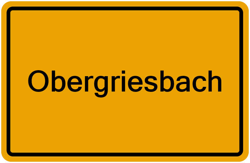 Handelsregisterauszug Obergriesbach