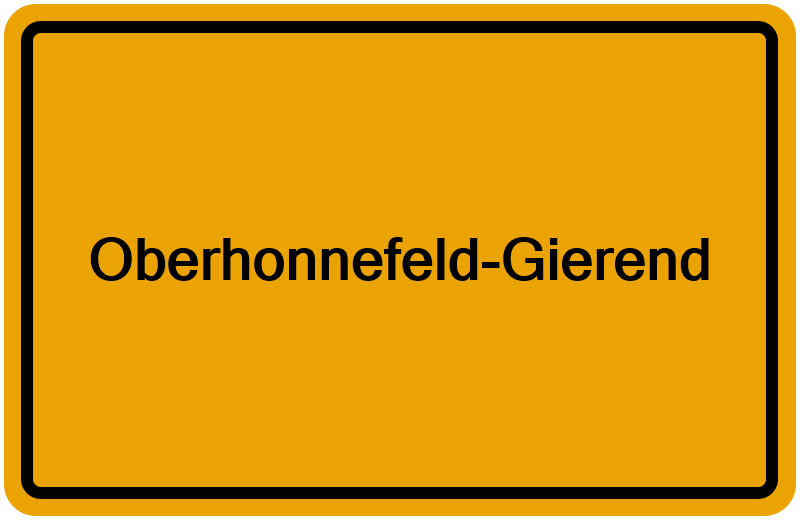 Handelsregisterauszug Oberhonnefeld-Gierend