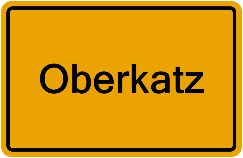 Handelsregisterauszug Oberkatz