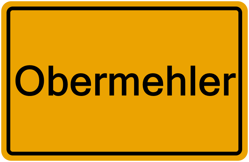 Handelsregisterauszug Obermehler