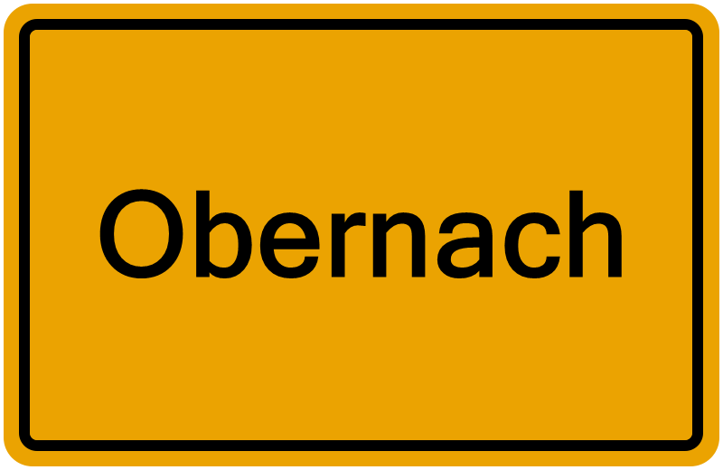 Handelsregisterauszug Obernach