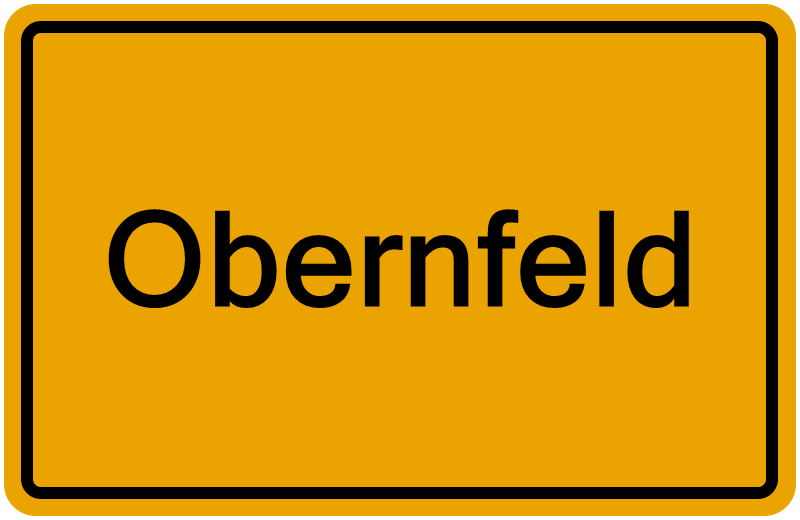 Handelsregisterauszug Obernfeld