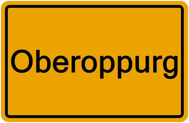 Handelsregisterauszug Oberoppurg