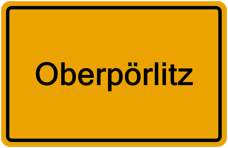 Handelsregisterauszug Oberpörlitz