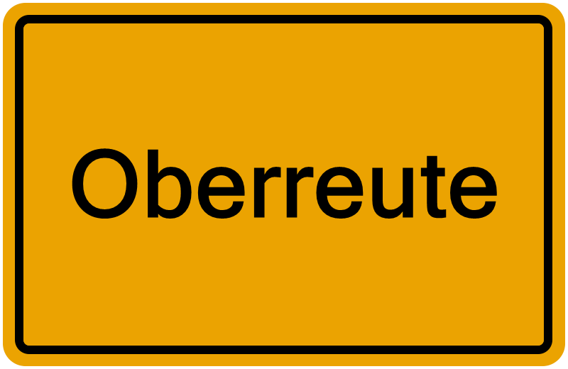 Handelsregisterauszug Oberreute