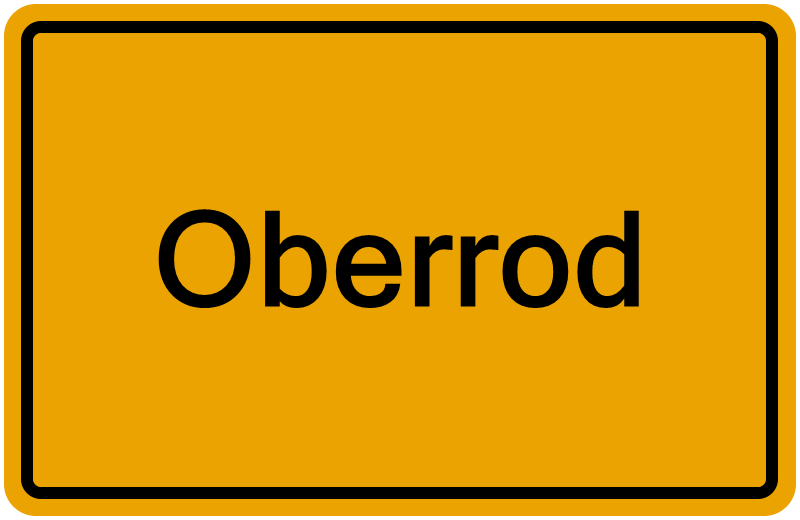 Handelsregisterauszug Oberrod