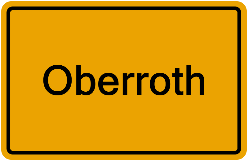 Handelsregisterauszug Oberroth