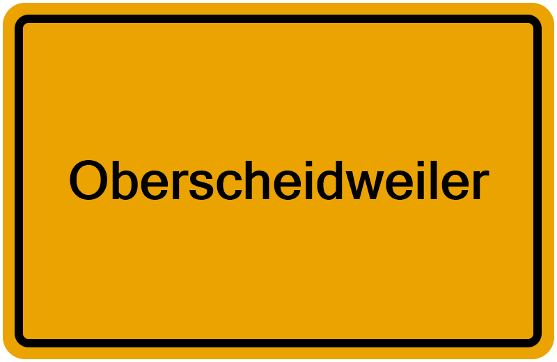 Handelsregisterauszug Oberscheidweiler