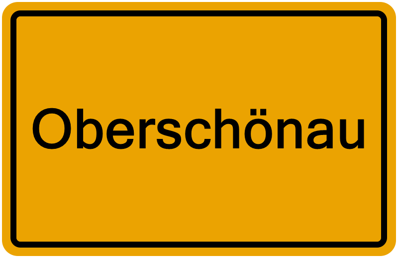 Handelsregisterauszug Oberschönau