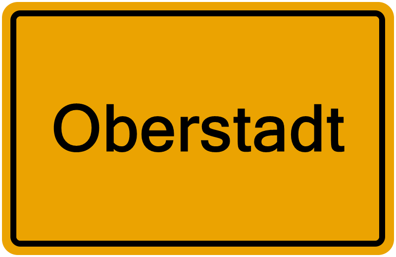 Handelsregisterauszug Oberstadt