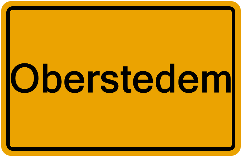Handelsregisterauszug Oberstedem
