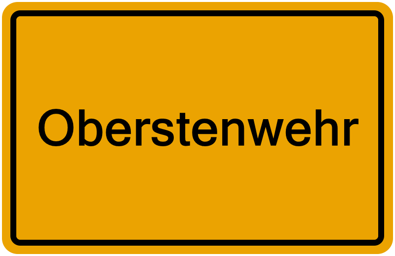 Handelsregisterauszug Oberstenwehr