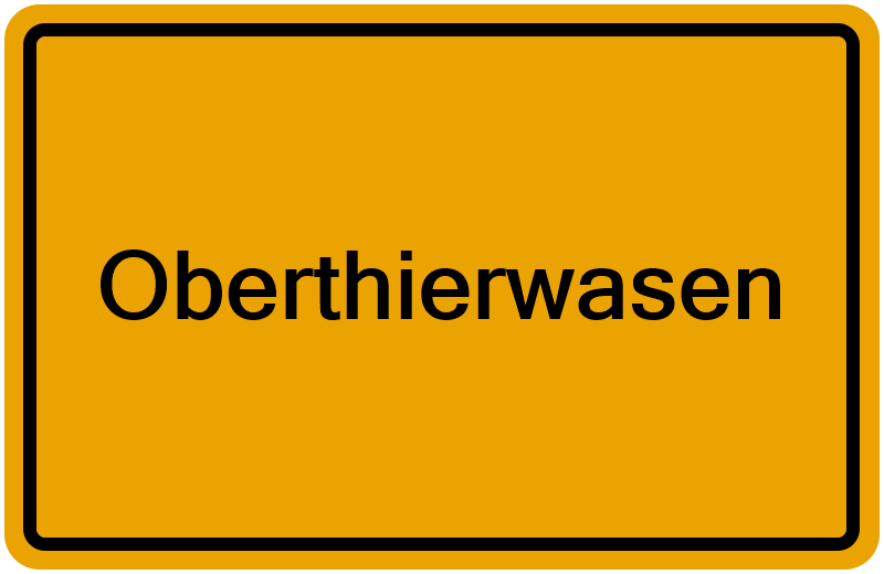Handelsregisterauszug Oberthierwasen