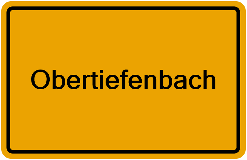 Handelsregisterauszug Obertiefenbach