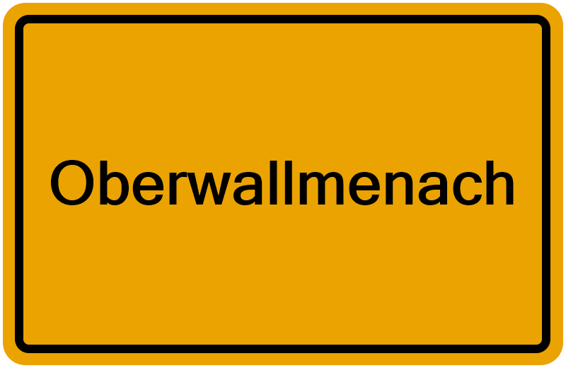 Handelsregisterauszug Oberwallmenach