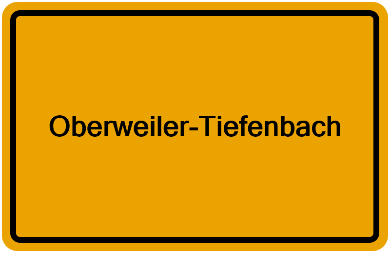 Handelsregisterauszug Oberweiler-Tiefenbach