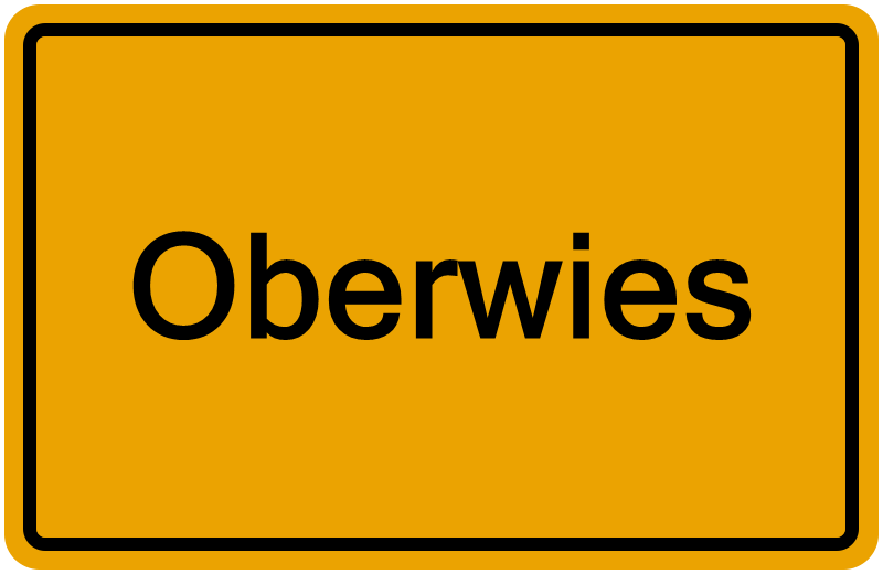Handelsregisterauszug Oberwies