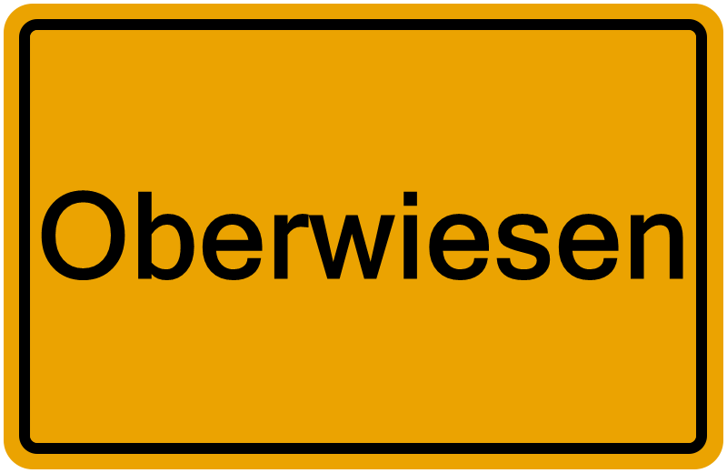 Handelsregisterauszug Oberwiesen