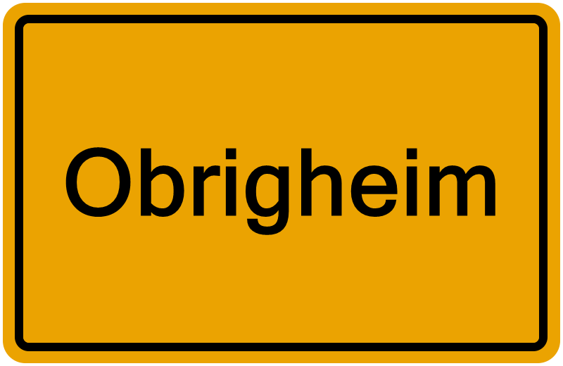 Handelsregisterauszug Obrigheim