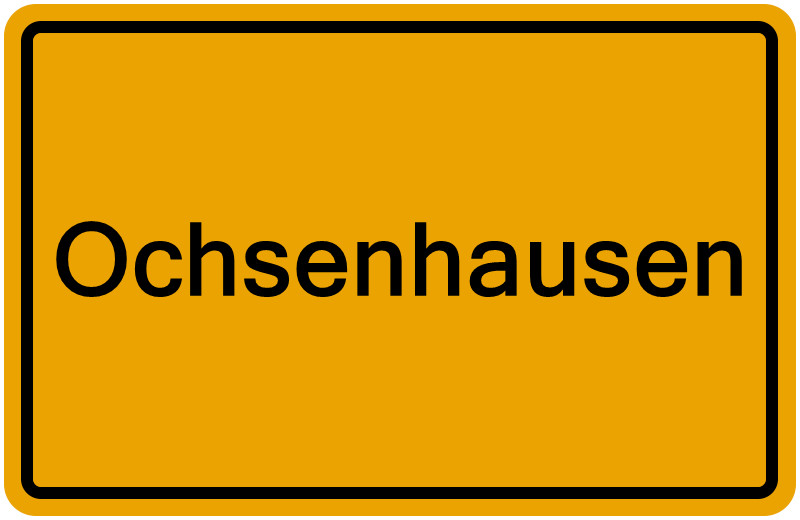 Handelsregisterauszug Ochsenhausen
