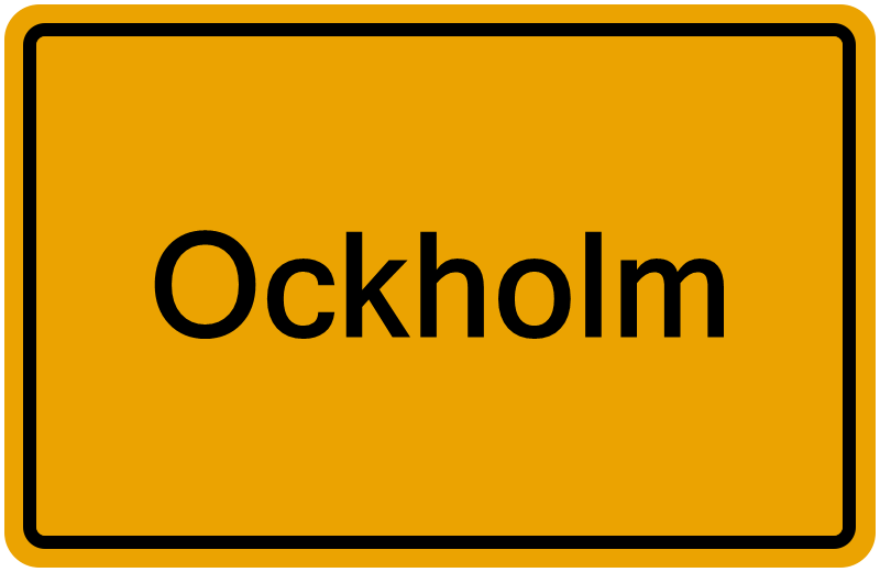 Handelsregisterauszug Ockholm