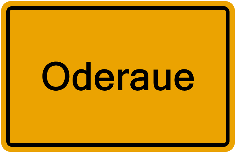 Handelsregisterauszug Oderaue