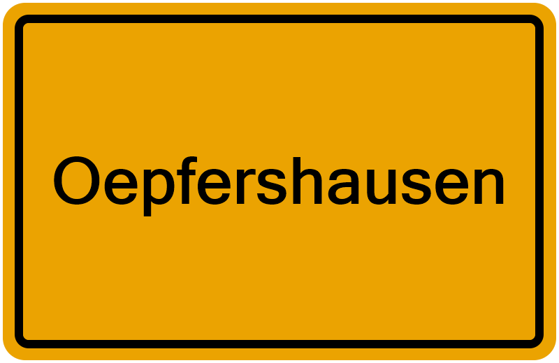 Handelsregisterauszug Oepfershausen