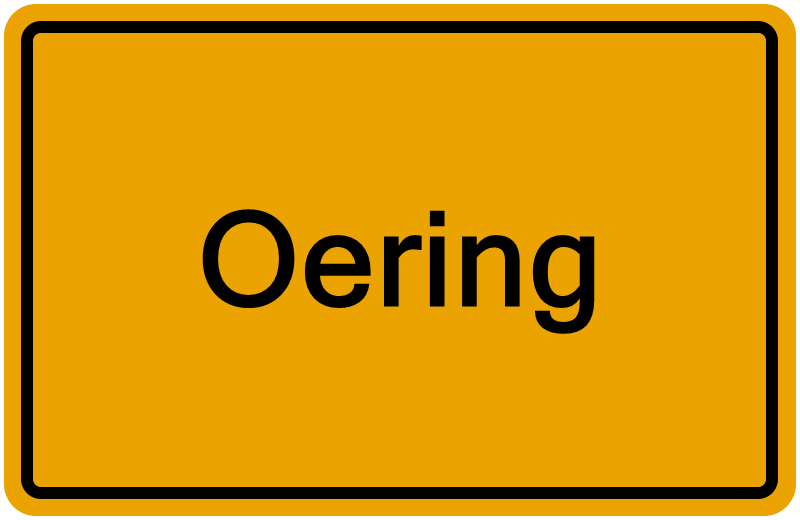 Handelsregisterauszug Oering