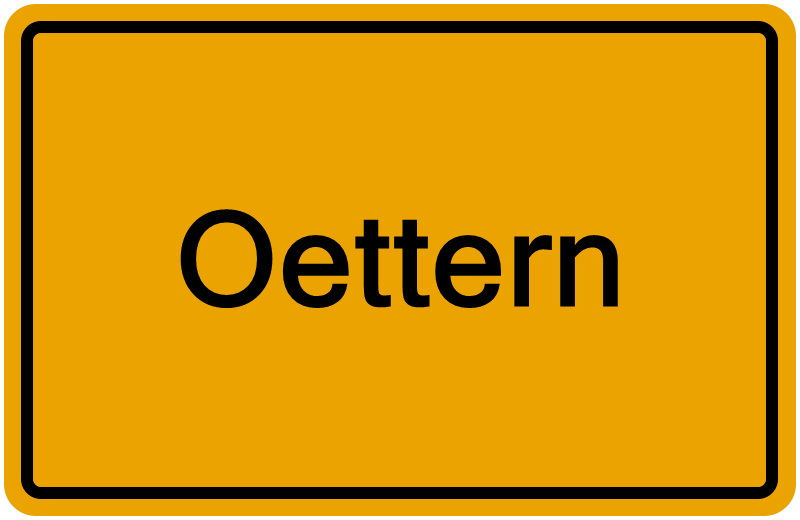 Handelsregisterauszug Oettern