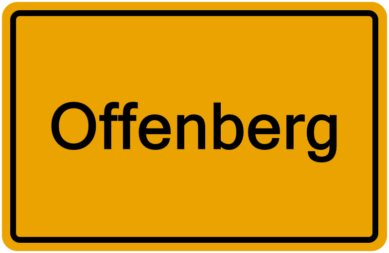 Handelsregisterauszug Offenberg