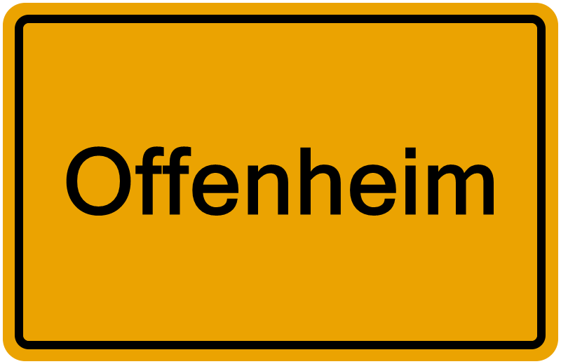 Handelsregisterauszug Offenheim