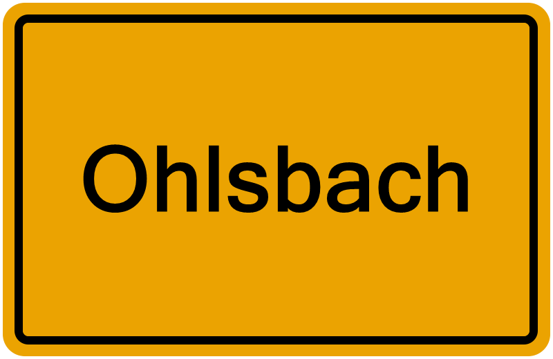 Handelsregisterauszug Ohlsbach