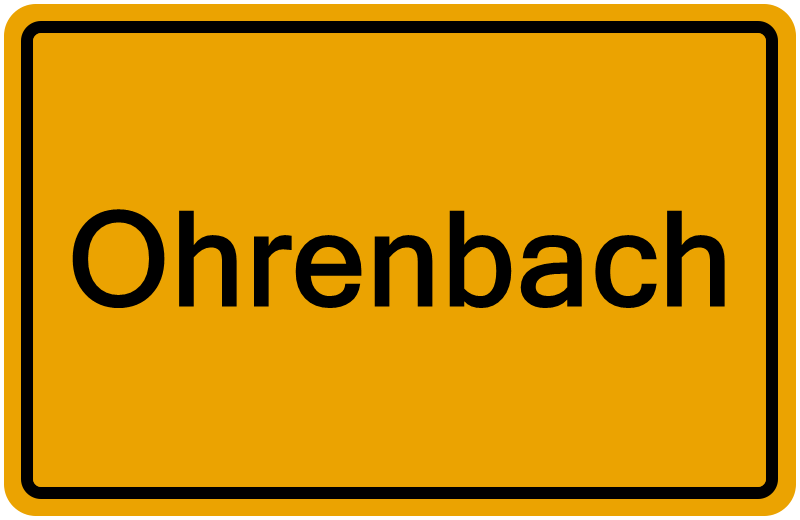 Handelsregisterauszug Ohrenbach