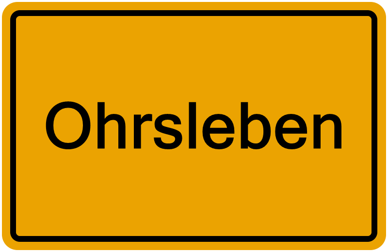 Handelsregisterauszug Ohrsleben