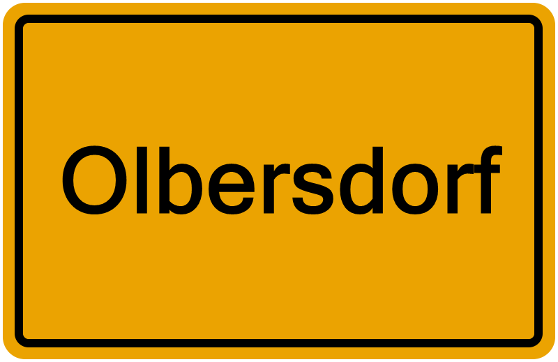Handelsregisterauszug Olbersdorf