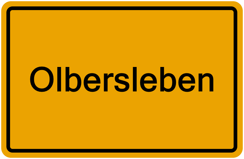 Handelsregisterauszug Olbersleben