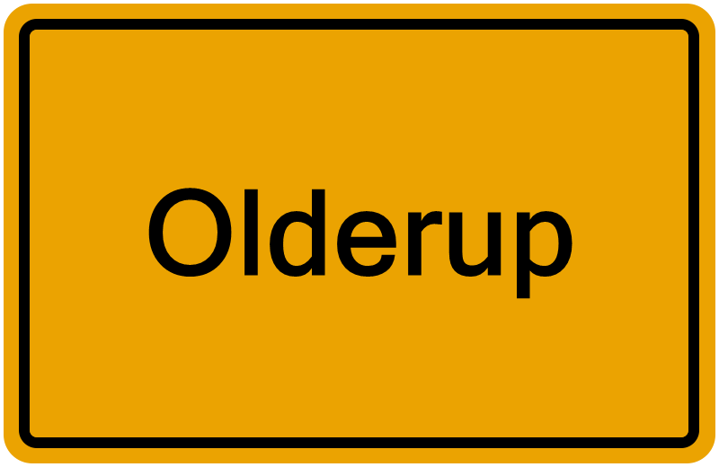 Handelsregisterauszug Olderup