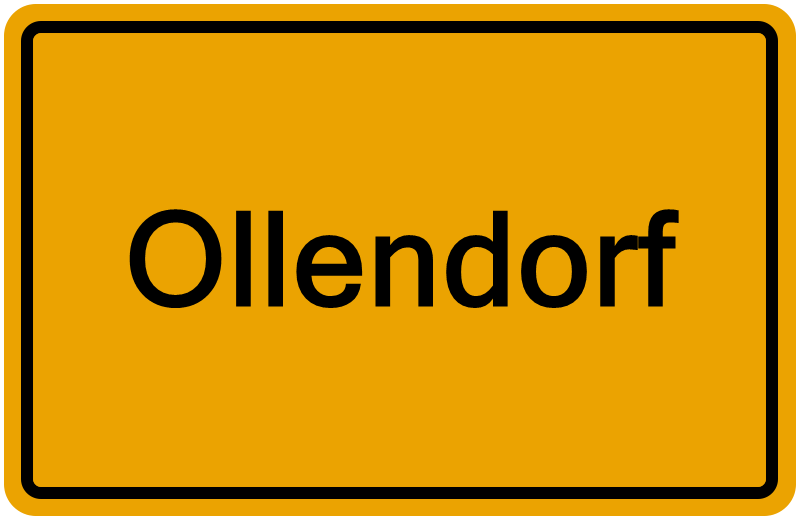 Handelsregisterauszug Ollendorf