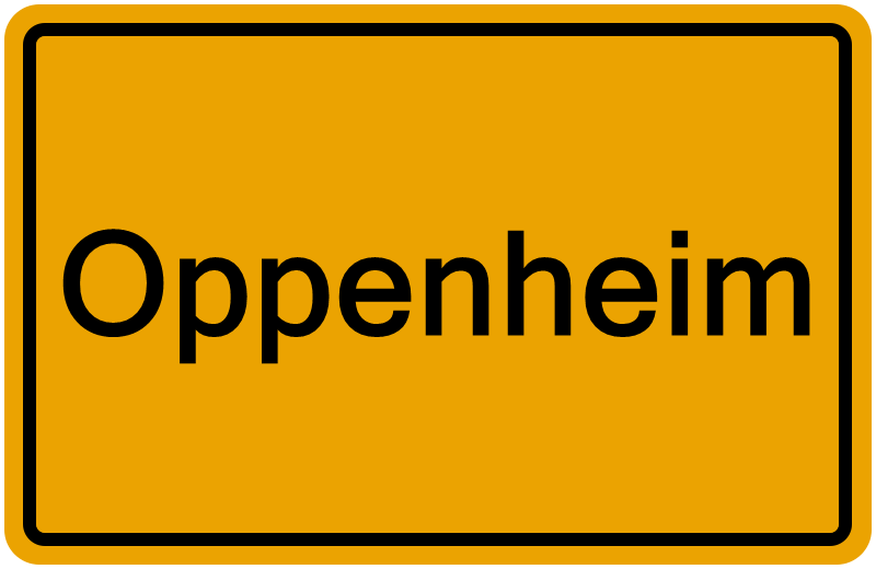 Handelsregisterauszug Oppenheim
