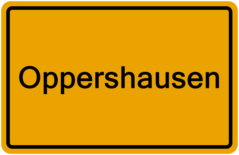 Handelsregisterauszug Oppershausen