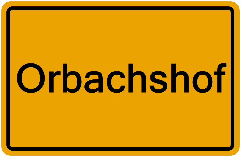 Handelsregisterauszug Orbachshof