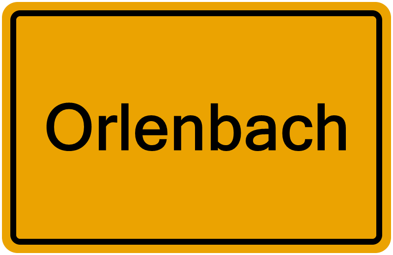 Handelsregisterauszug Orlenbach