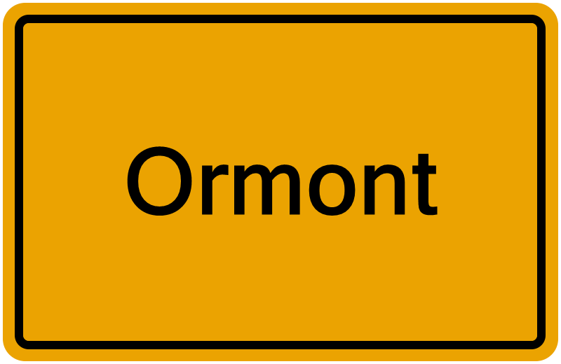 Handelsregisterauszug Ormont