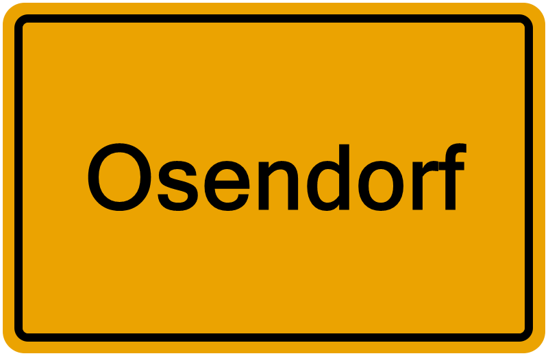 Handelsregisterauszug Osendorf