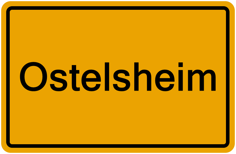 Handelsregisterauszug Ostelsheim