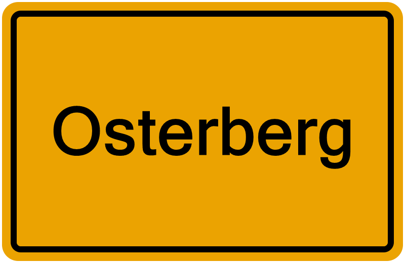 Handelsregisterauszug Osterberg